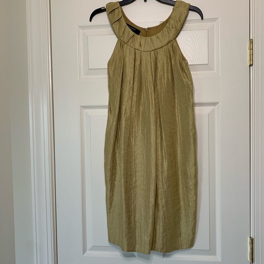 Gold dress